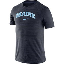 Nike Men's Maine Black Bears Navy Dri-FIT Velocity Football Team Issue T-Shirt