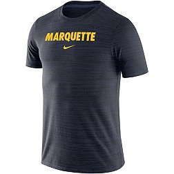 Nike Men's Marquette Golden Eagles Blue Dri-FIT Velocity Football Team Issue T-Shirt