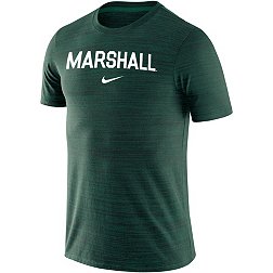 Nike Men's Marshall Thundering Herd Green Dri-FIT Velocity Football Team Issue T-Shirt