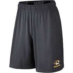 Nike Men's Missouri Tigers Grey Dri-FIT Fly Shorts