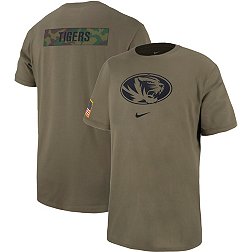 Nike Men's Missouri Tigers Olive Military Appreciation T-Shirt