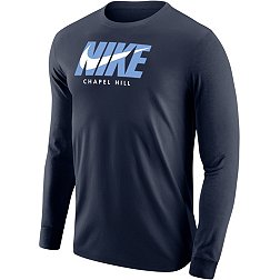 Nike Men's North Carolina Tar Heels Chapel Hill Carolina Blue City 3.0 Long Sleeve T-Shirt