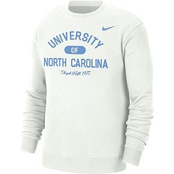 Nike Men's North Carolina Tar Heels White Everyday Campus Crew Neck Sweatshirt
