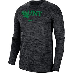 Nike Men's North Texas Mean Green Black Dri-FIT Velocity Football Team Issue T-Shirt