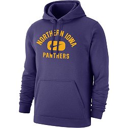 Nike Men's Northern Iowa Panthers  Purple Club Fleece Pill Swoosh Pullover Hoodie