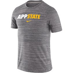 Nike Men's Appalachian State Mountaineers Grey Dri-FIT Velocity Football Team Issue T-Shirt