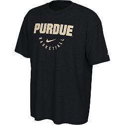 Nike Men's Purdue Boilermakers Black MX90 Basketball T-Shirt