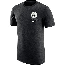 Nike Men's Purdue Boilermakers Black Tri-Blend Retro Logo T-Shirt