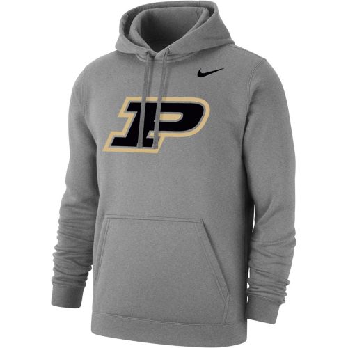 Champion Men's Purdue Boilermakers Grey Reverse Weave Crew