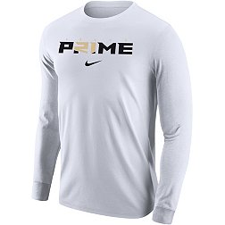 Nike Men's Coach Prime White Core Cotton Long Sleeve T-Shirt