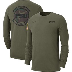 Nike Men's Penn State Nittany Lions Olive Military Appreciation Long Sleeve T-Shirt