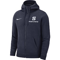 Nike Men's Penn State Nittany Lions Blue Club Fleece Full-Zip Hoodie