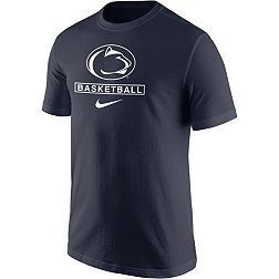 Nike Men's Penn State Nittany Lions Blue Basketball Core Cotton T-Shirt