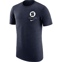 Nike Men's Penn State Nittany Lions Navy Tri-Blend Retro Logo T-Shirt
