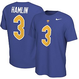 Nike Men's Pitt Panthers Damar Hamlin #3 Blue Football Jersey T-Shirt