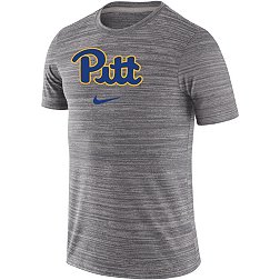 Nike Men's Pitt Panthers Grey Dri-FIT Velocity Football Team Issue T-Shirt