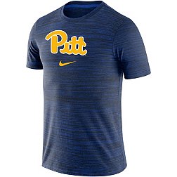 Nike Men's Pitt Panthers Blue Dri-FIT Velocity Football Team Issue T-Shirt