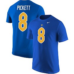 Nike Men's Pitt Panthers #8 Blue Kenny Pickett T-Shirt