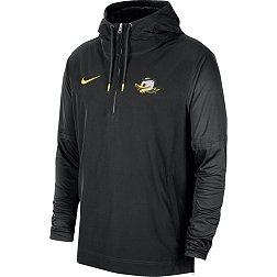 Nike Men's Oregon Ducks Black Lightweight Football Sideline Player's Jacket