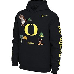 Nike Men's Oregon Ducks Black Migration Club Fleece Hoodie