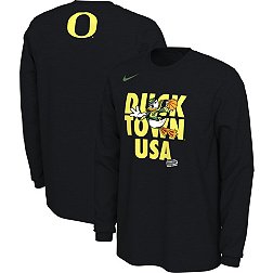Nike Men's Oregon Ducks Black Basketball Long Sleeve Shooting Shirt