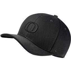 Nike Men's Oregon Ducks Black Swoosh Flex Hat