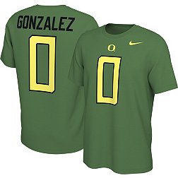 Nike Men's Oregon Ducks Christian Gonzalez #0 Green Football Jersey T-Shirt
