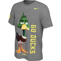 Nike Men's Oregon Ducks Grey Migration Core Cotton T-Shirt