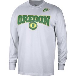 Nike Men's Oregon Ducks White Max90 JV Long Sleeve T-Shirt