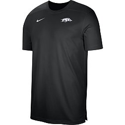 Nike Men's Arkansas Razorbacks Black Football Coach Dri-FIT UV T-Shirt