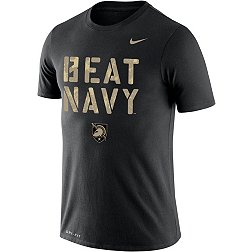 Nike Men's Army West Point Black Knights Army Black Dri-FIT 'Beat Navy' Legend T-Shirt