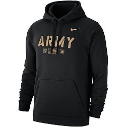 Nike Men's Army West Point Black Knights Army Black Rivalry Club Fleece Pullover Hoodie
