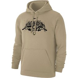 Nike Men's Army West Point Black Knights Tan Rivalry Club Fleece Pullover Hoodie