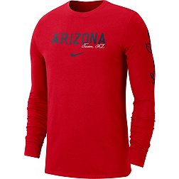 Nike Men's Arizona Wildcats Cardinal Cotton Varsity Game Long Sleeve T-Shirt