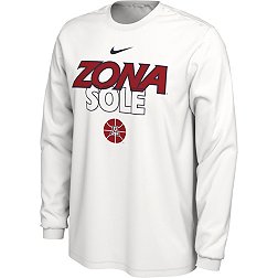 Nike Arizona Wildcats White 2023 March Madness Basketball Zona Sole Long Sleeve Bench T-Shirt