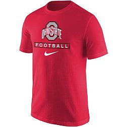 Nike Men's Ohio State Buckeyes Scarlet Football Core Cotton T-Shirt