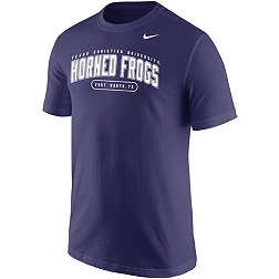Nike Men's TCU Horned Frogs Purple Core Cotton T-Shirt