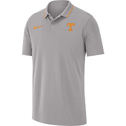 Nike Men's Tennessee Volunteers Grey Dri-FIT Coach's Polo