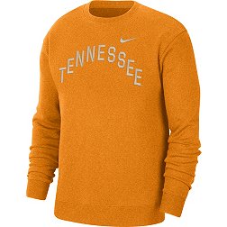 Nike Men's Tennessee Volunteers Tennessee Orange Club Fleece Arch Word Crew Neck Sweatshirt