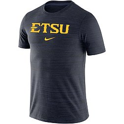 Nike Men's East Tennessee State Buccaneers Navy Dri-FIT Velocity Football Team Issue T-Shirt