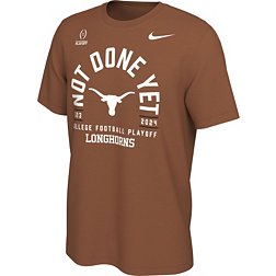 Nike Men's 2023-24 College Football Playoff Sugar Bowl Bound Texas Longhorns Not Done Yet T-Shirt