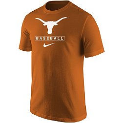 Nike Men's Texas Longhorns Burnt Orange Baseball Core Cotton T-Shirt