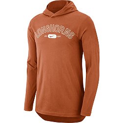 Nike Men's Texas Longhorns Burnt Orange Dri-FIT Hoodie Long Sleeve T-Shirt