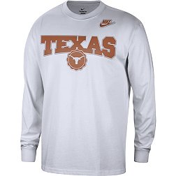 Nike Men's Texas Longhorns White Max90 JV Long Sleeve T-Shirt