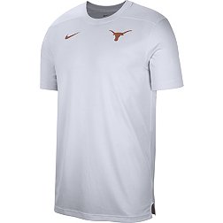Nike Men's Texas Longhorns White Football Coach Dri-FIT UV T-Shirt