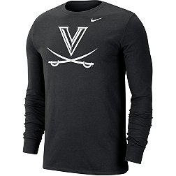 Nike Men's Virginia Cavaliers Black Dri-FIT Cotton Team Issue T-Shirt