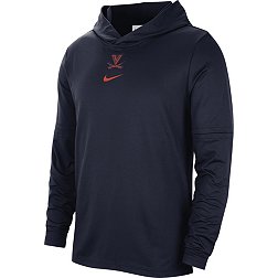 Nike Men's Virginia Cavaliers Blue Dri-FIT Football Team Issue Long Sleeve T-Shirt