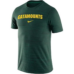 Nike Men's Vermont Catamounts Green Dri-FIT Velocity Football Team Issue T-Shirt