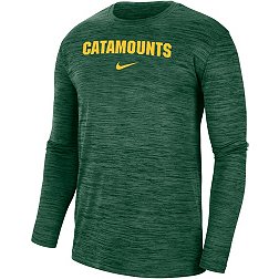 Nike Men's Vermont Catamounts Green Dri-FIT Velocity Football Team Issue T-Shirt