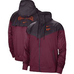 Nike Men's Virginia Tech Hokies Maroon Windrunner Jacket